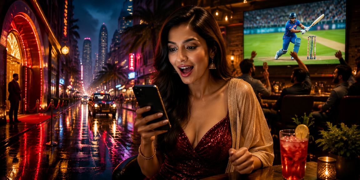 Mumbai cricket betting with festive colors representing excitement and welcome